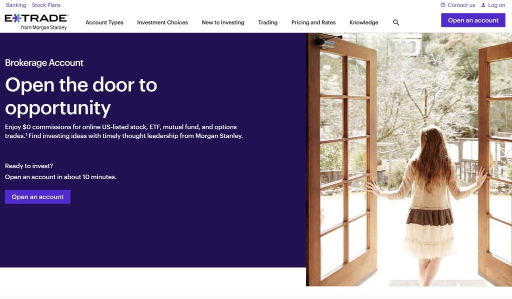 Etrade Online Brokerage Reviews: Trade Commission-Free