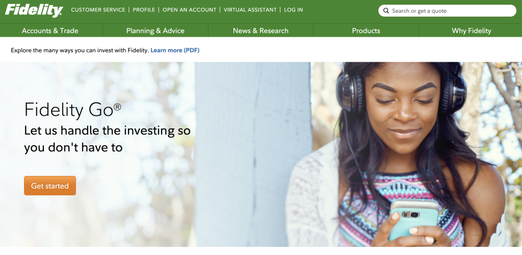 Fidelity Go Reviews Robo-advisor Service