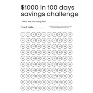 100 Savings Challenge Cover