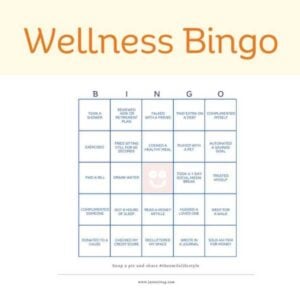 Wellness Bingo Printable