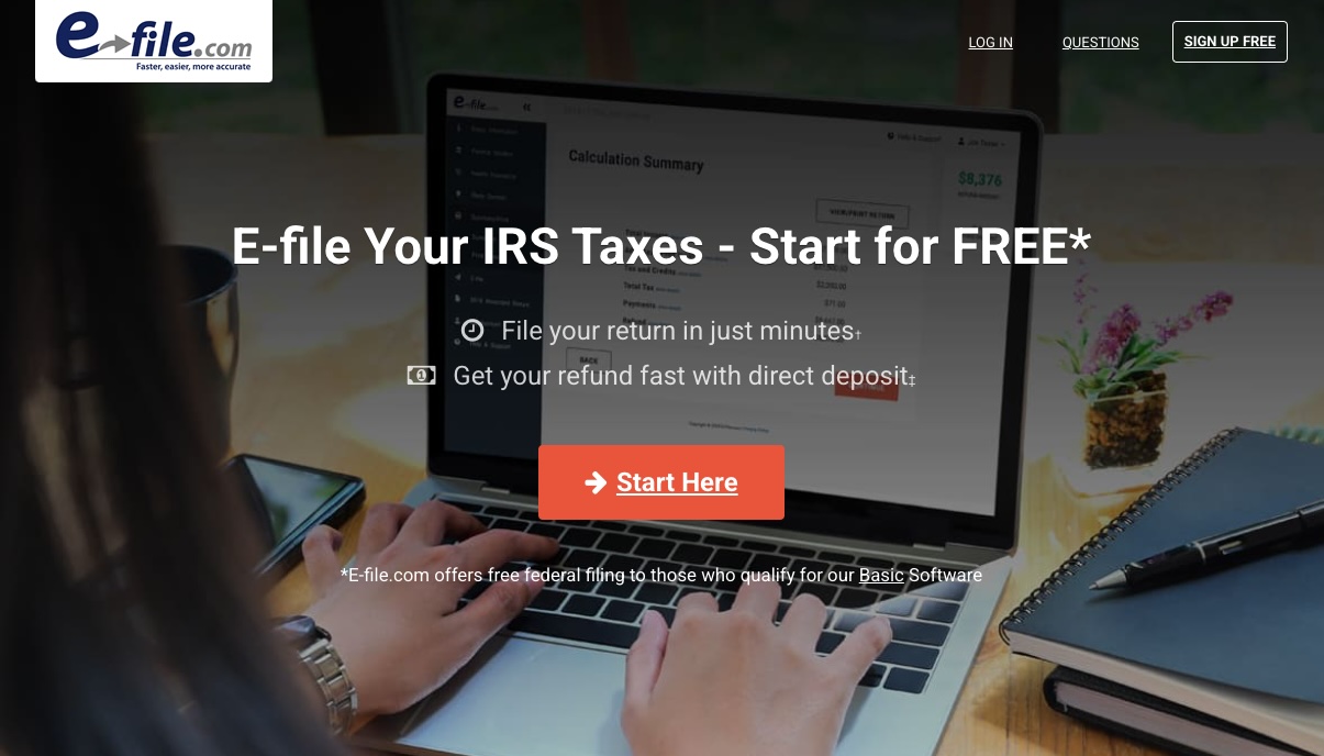E-file Review Online Tax preparation software