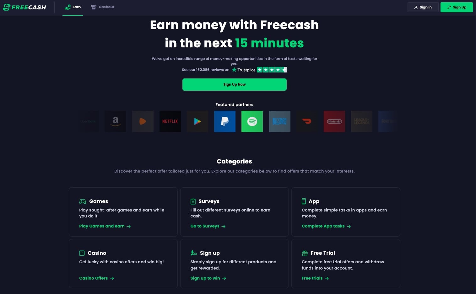 Freecash Review Earn Money