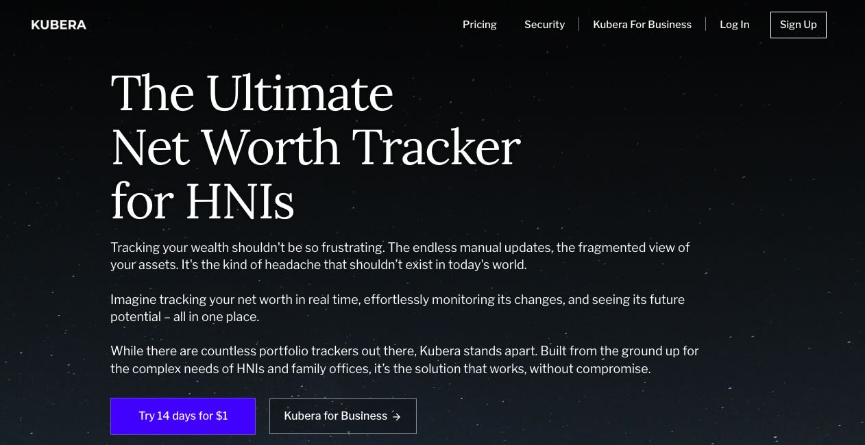 Kubera Review Net Worth Tracker for High Net Worth