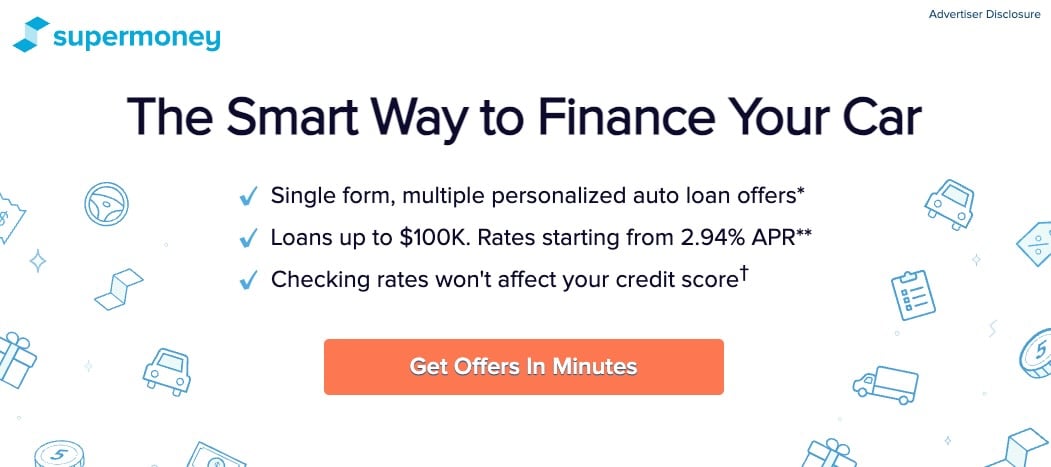 SuperMoney Car Loan Financing Reviews