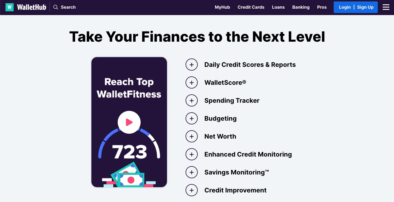 WalletHub Premium Financial App Review